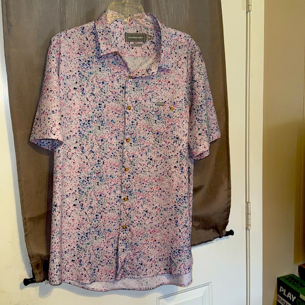 The Southern Shirt Company Multicolor Speckled Button Down